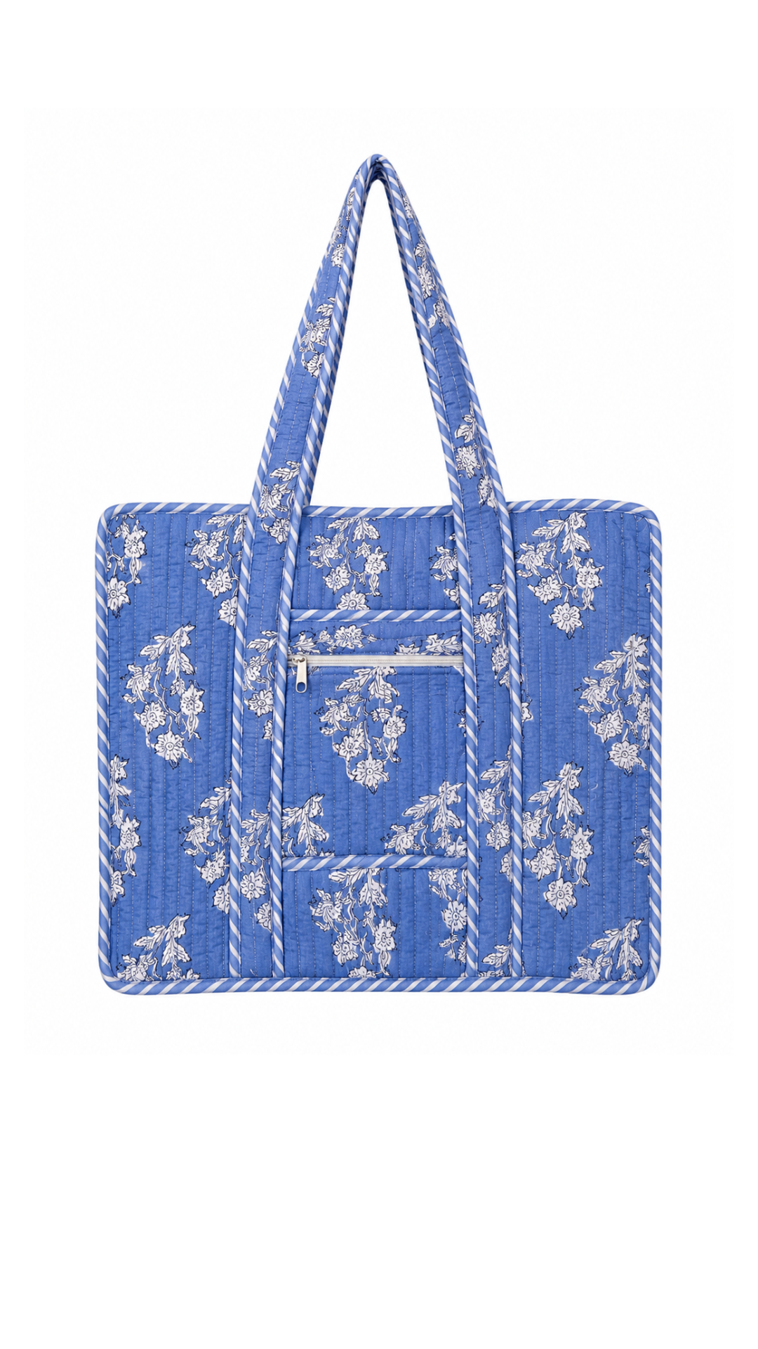 Cotton Quilted Bags by HH Textiles — block printed, custom manufactured in Noida, India